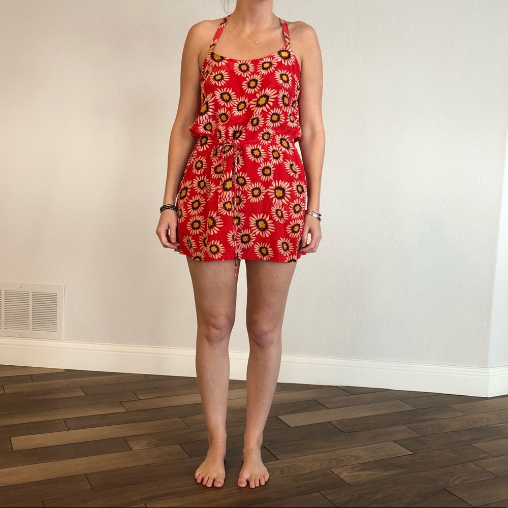 Tucker Daisy red dress